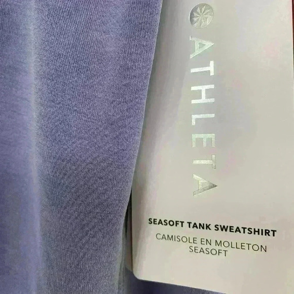 Athleta Tank Sweatshirt NWT - Picture 3 of 6